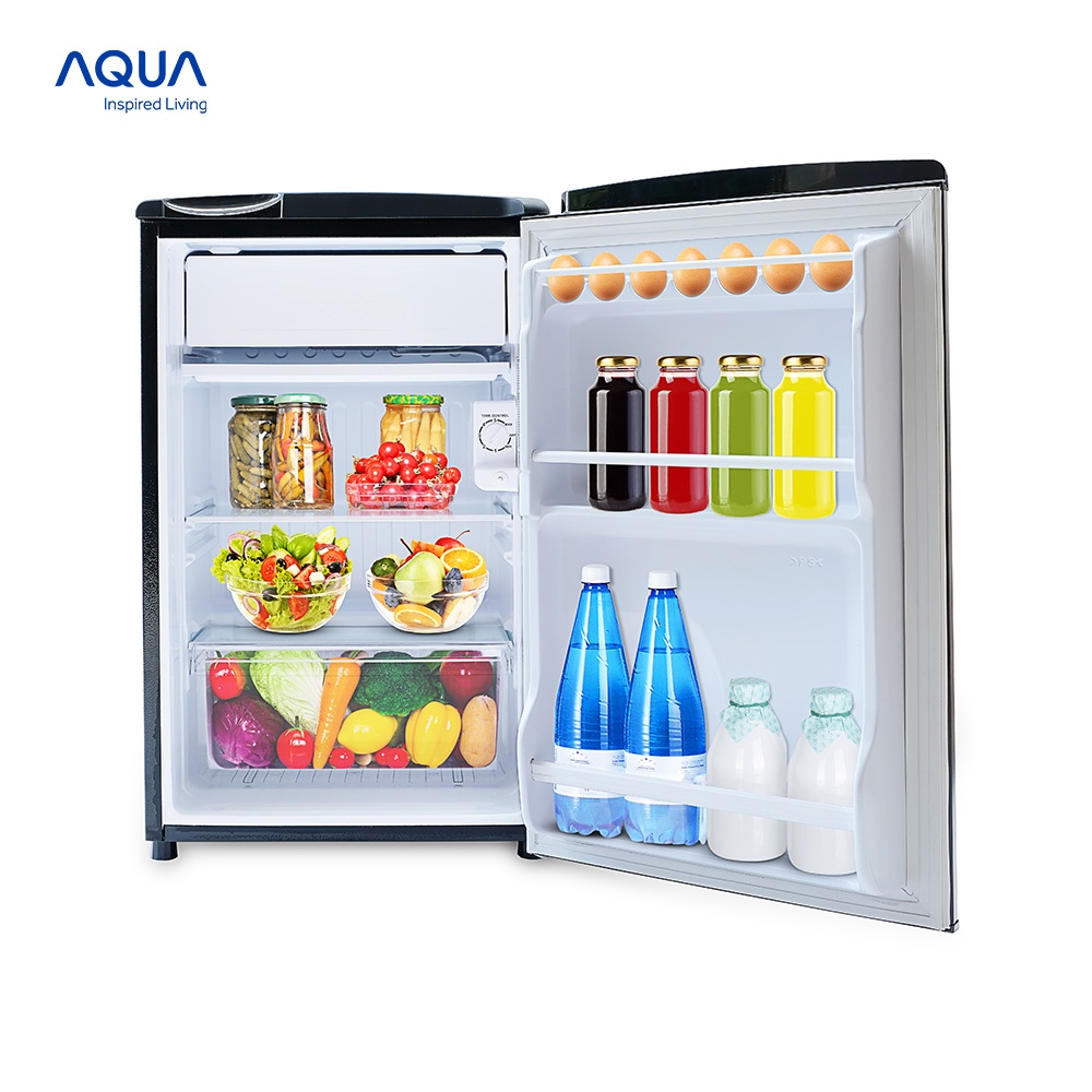 Freeship Toàn Quốc - Tủ lạnh 1 cửa Aqua 90 Lít AQR-D99FA(BS)