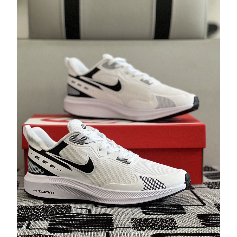 Giày thể thao chạy bộ, bóng đá cho nam Nike Air Zoom Pegasus 25 mẫu đẹp cực HOT - màu trắng