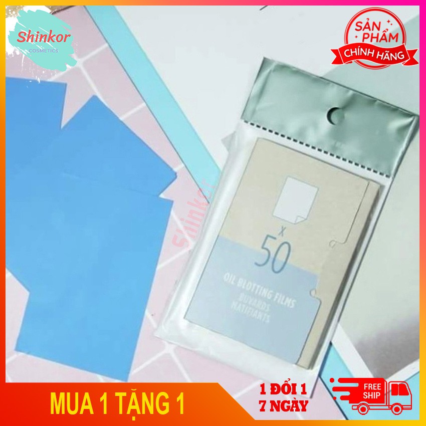 [MUA 1 TẶNG 1]  GIẤY THẤM DẦU T-F-S 50 tờ Shinkor