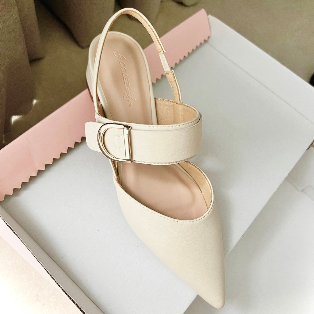 Giày Sandal COLEE Slingback Quai Khuy D 3p
