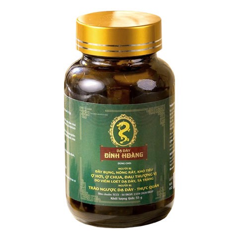 Dạ Dày Đinh Hoàng - Hỗ trợ điều trị viêm loét dạ dày, tá tràng (lọ 55g)