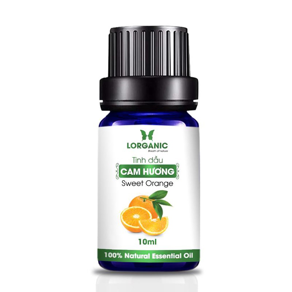 Tinh dầu hương cam Hương Lorganic Sweet Orange 100% Natural Essential Oil 10ml