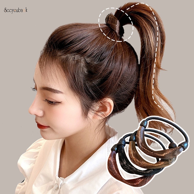 Dây Cột Tóc Co Giãn Nhiều Màu Sắc Thời Trang Cho Nữ