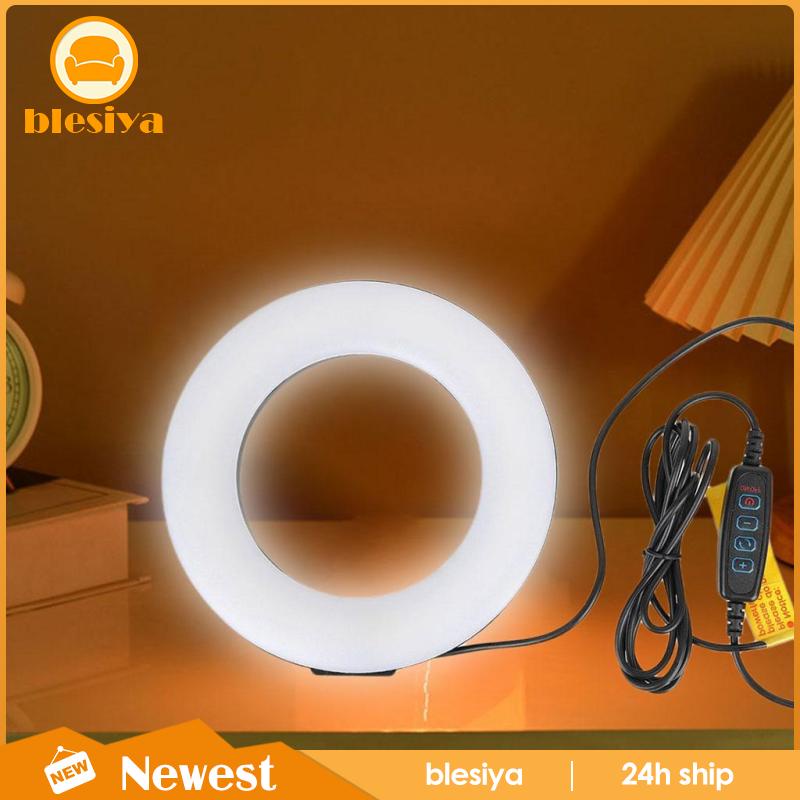 [Blesiya] Vòng Đèn Led Trợ Sáng Quay Video Trang Điểm Có Thể Điều Chỉnh Độ Sáng