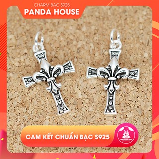 Charm bạc s925 hình thánh giá size 21.2x13.3mm (charm treo) - Panda House