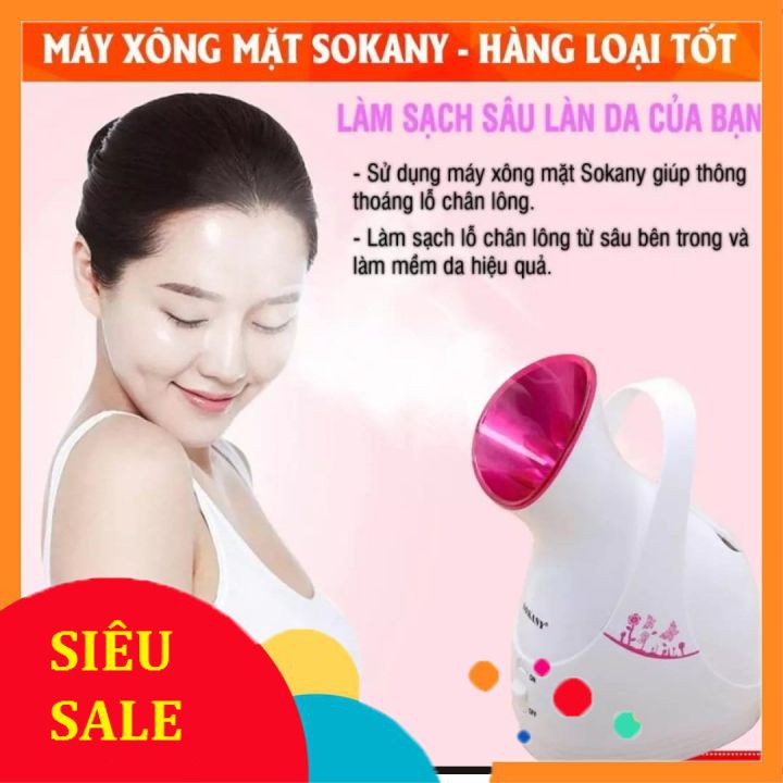 Máy Xông Hơi Làm Đẹp Da Mặt Tại Nhà Sokany Chính Hãng