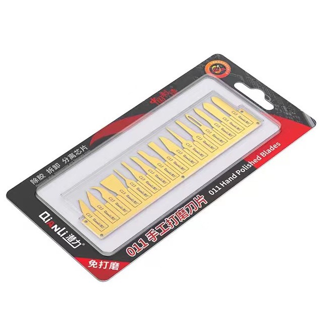 Bộ lưỡi dao Qianli 011 (16 lưỡi) cán iHilt 012 mới