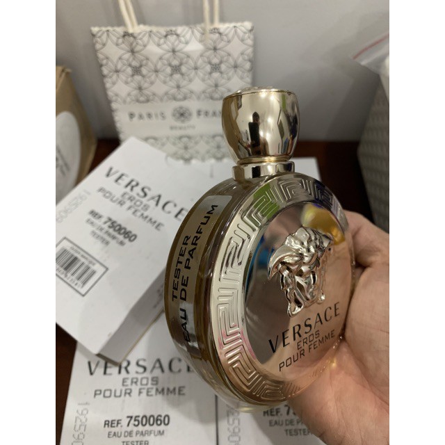 Chính hãng Mỹ- Nước hoa Versace Eros Pour Femme EDP 100ml. Tester 750060 (Hộp carton như hình)