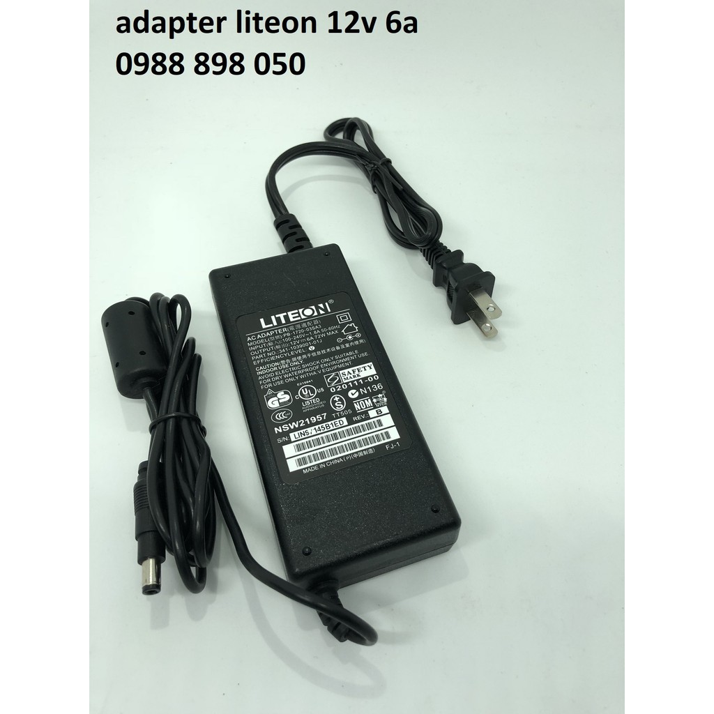 nguồn 12v 6a liteon chính hãng loại tốt