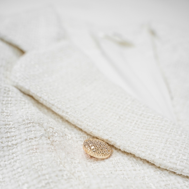 Áo blazer nữ xếp ly dáng xoè Eudora dài tay Souris By G