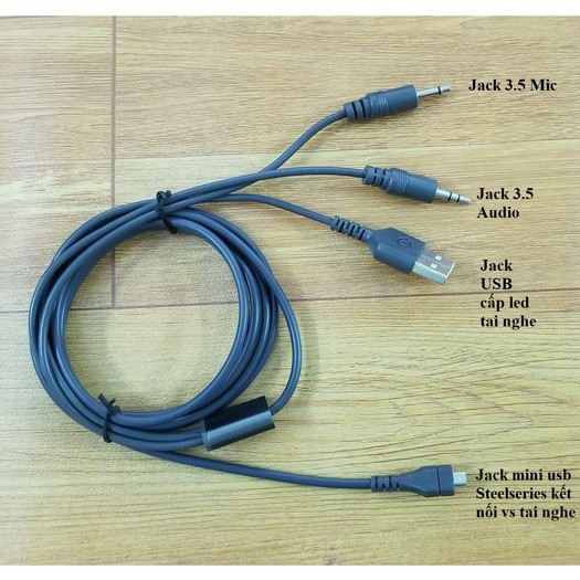 Cáp tai nghe Steelseries Arctis 5