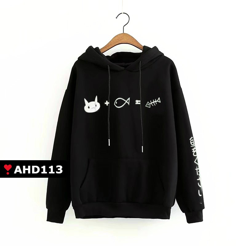 ÁO HOODIE MÈO XINH XẮN AHD113 ⚡FREESHIP⚡100% ẢNH THẬT⚡NN CHUYÊN SỈ - NN STORE