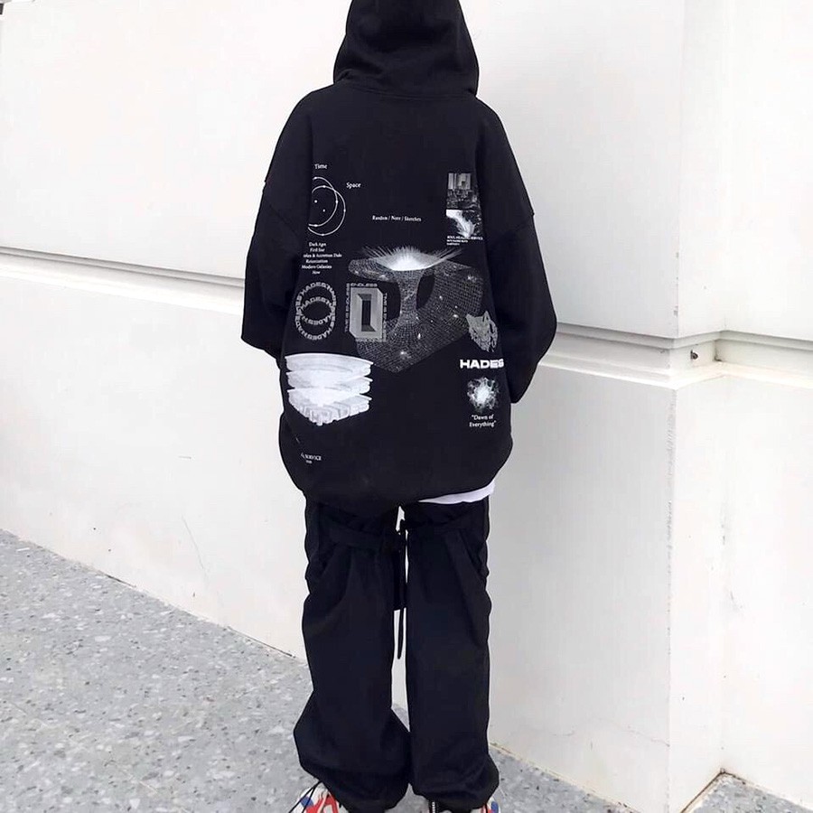 ÁO HOODIE - ÁO KHOÁC NỈ NGOẠI Hades (HD2030 - Đen) (KHOÁT STORE) | BigBuy360 - bigbuy360.vn