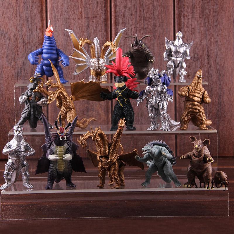 Set 14 mô hình đồ chơi nhân vật godzilla