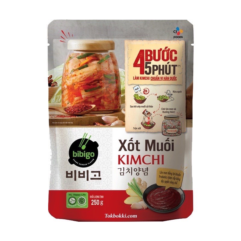 Sốt Muối Kim Chi Hàn Quốc - giòn chua cay đúng vị