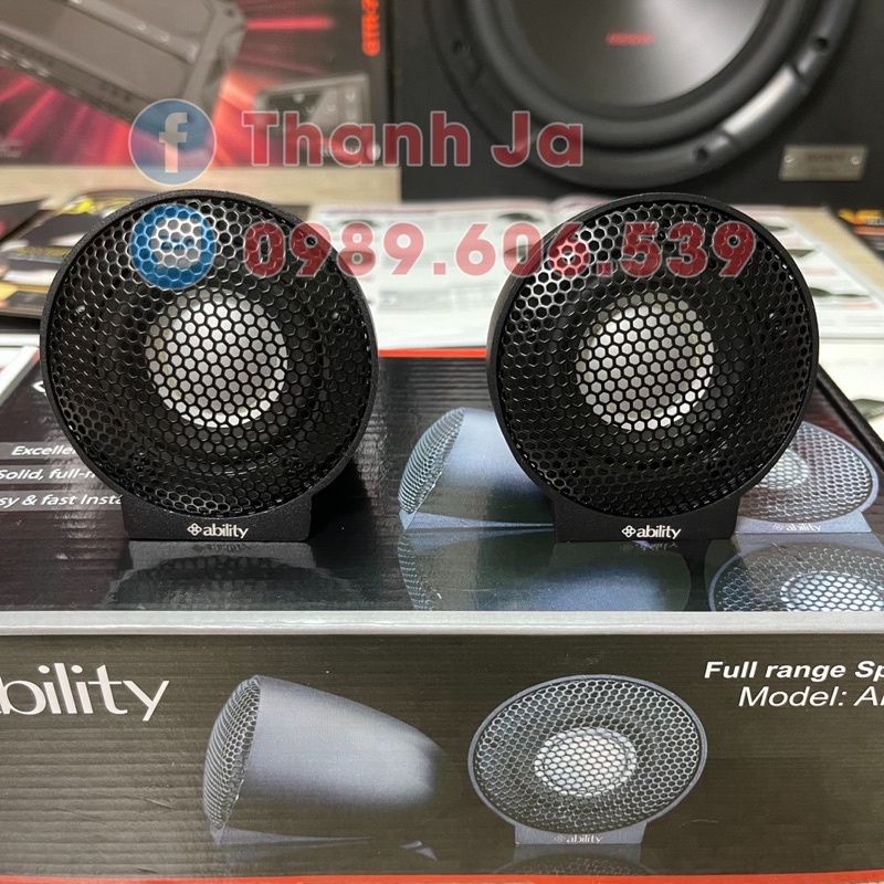 Loa Fullrange  Alibity AP-2F Hàn Quốc Đặt Tablo Xe Hơi