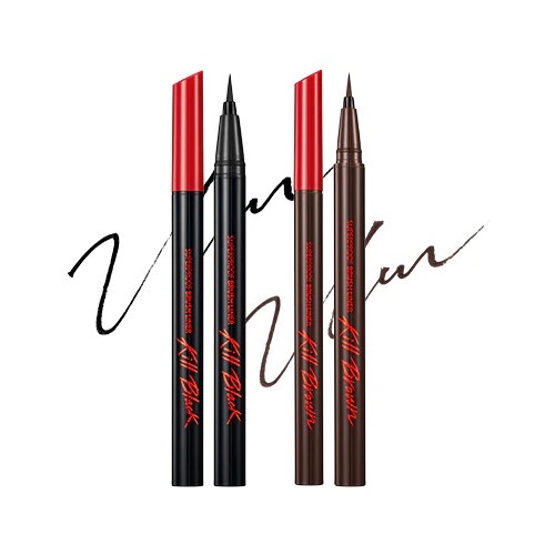 Kẻ mắt nước Clio Superproof Brush Liner 0.55ml - Bút kẻ viền mắt không lem không trôi chống nước