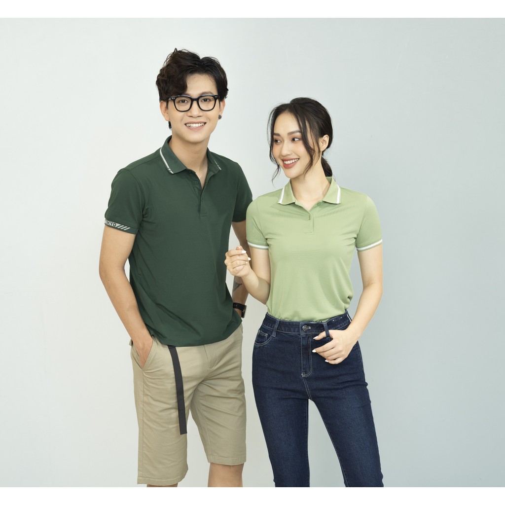 Áo Polo Nam Cotton Cao Cấp, Basic Sang Trọng Lịch Lãm TOKYOLIFE phối viền kẻ mạnh mẽ, nam tính N7POL015I