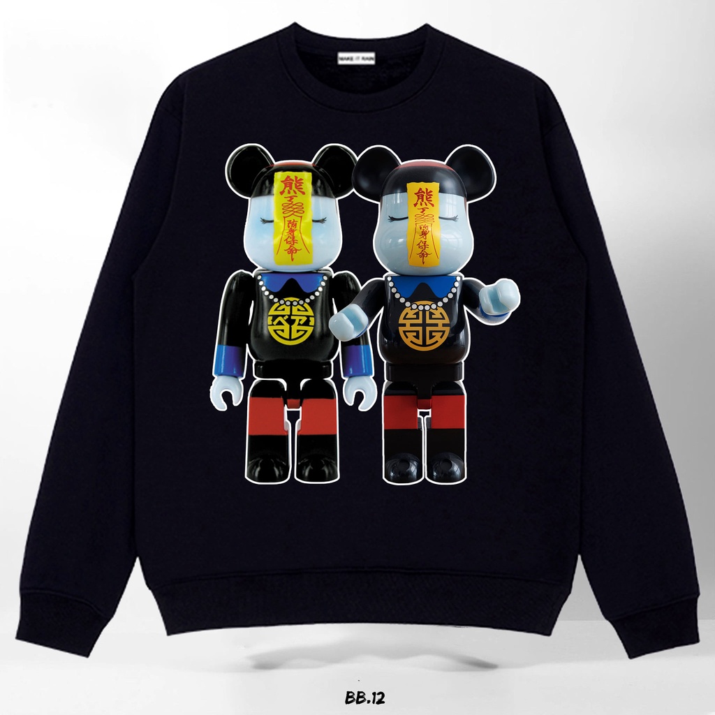 Sweater đen bearbrick BB.12