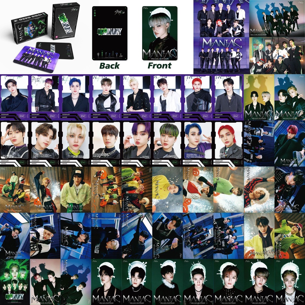 Hộp 55 Ảnh lomo Card Nhóm Nhạc StrayKids