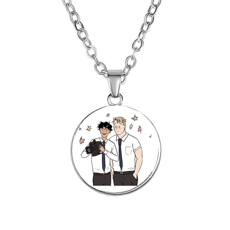 Vòng cổ in hình  HEARTSTOPPER Trái tim ngừng nhịp chibi xinh xắn quà tặng độc đáo