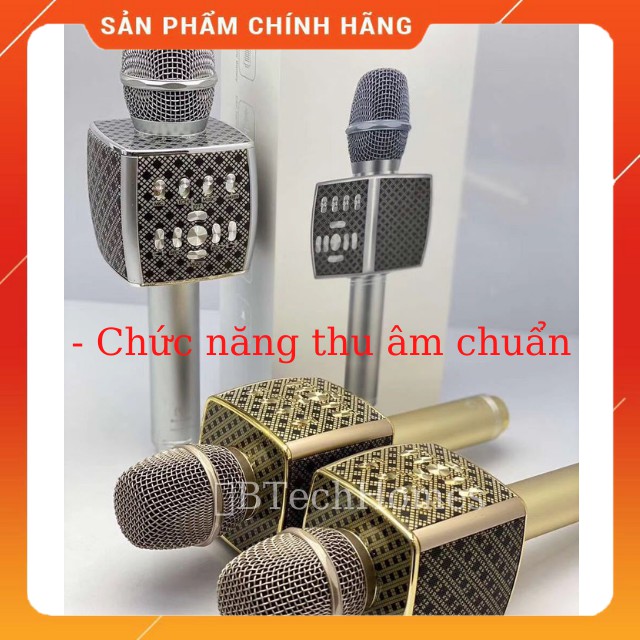 [Giá Sỉ,Bảo Hành 12 Tháng ] Micro Karaoke bluetooth YS 95 Mic hát kraoke không dây bluetooth karaoke - Âm thanh cực chất