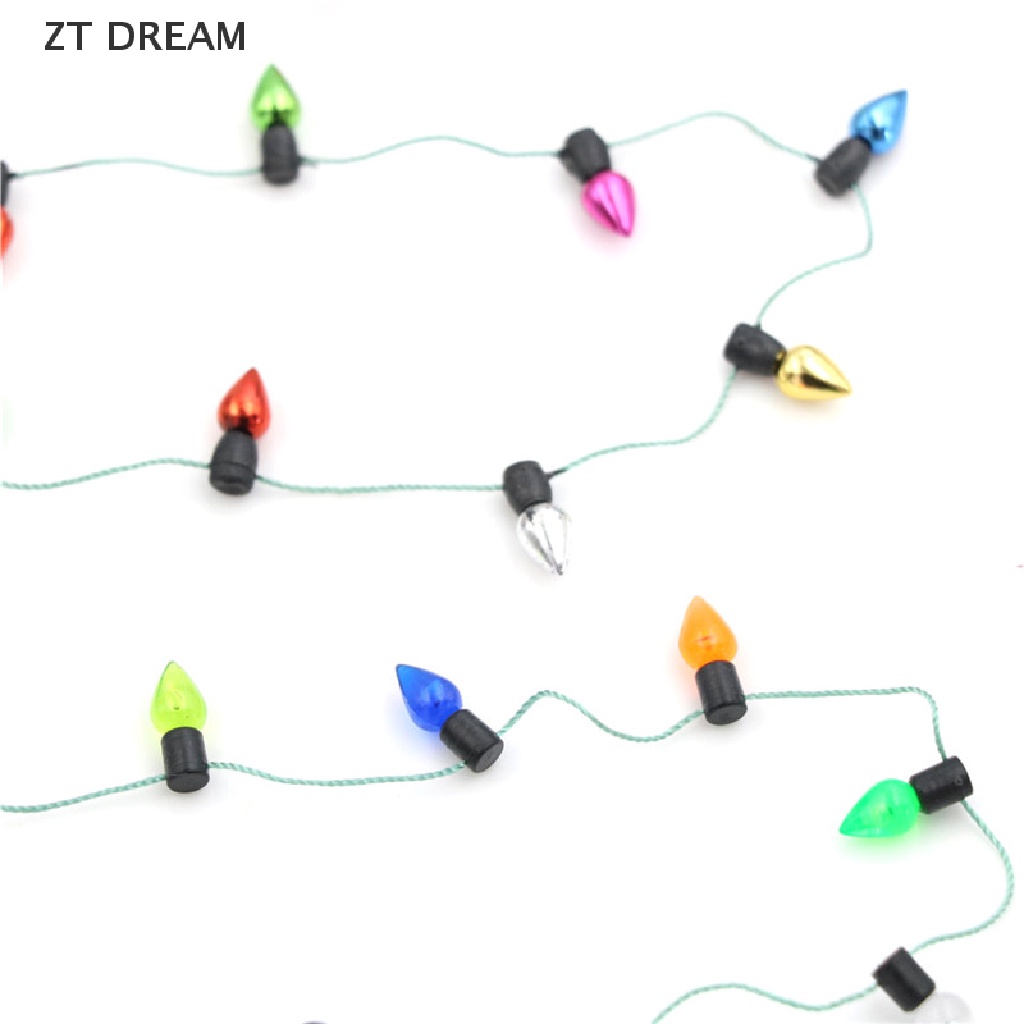 Dây Đèn Led Nhiều Màu 1m 07 Dùng Trang Trí Giáng Sinh