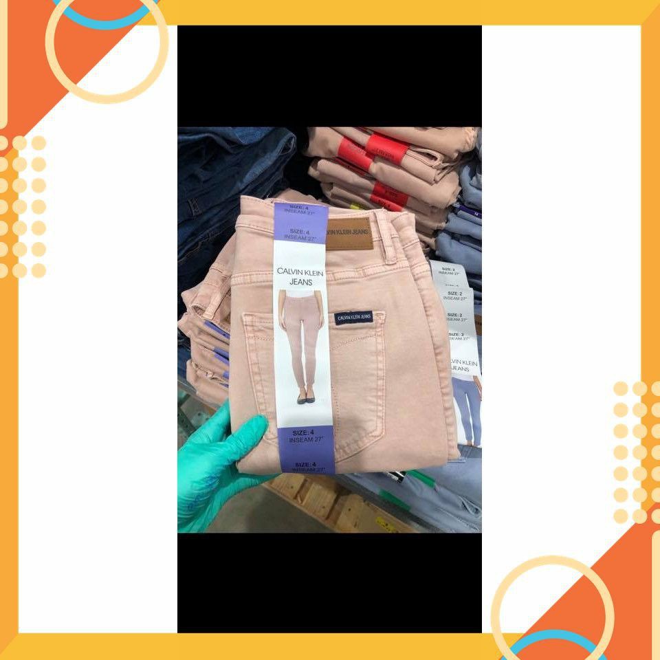 [Sale Đặc Biệt] QUẦN JEANS NỮ CK 1 NÚT