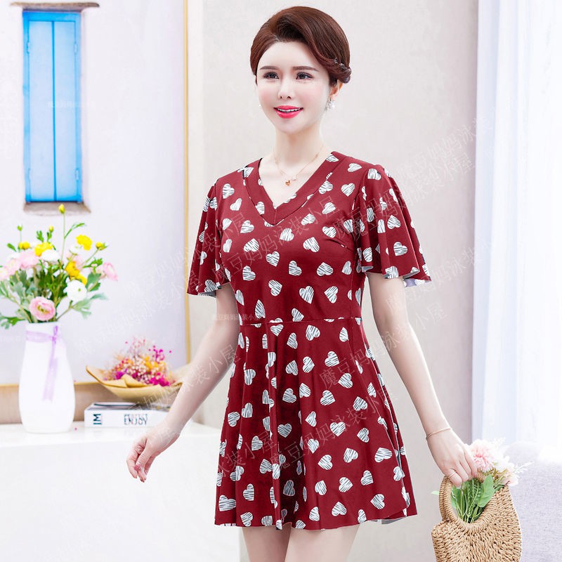 Bộ Đồ Bơi In Họa Tiết Thời Trang Cỡ Lớn Cho Nữ | BigBuy360 - bigbuy360.vn