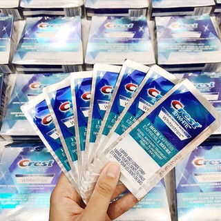 Miếng dán trắng răng cấp tốc Crest 3D Whitestrips 1hour express (1 miếng)