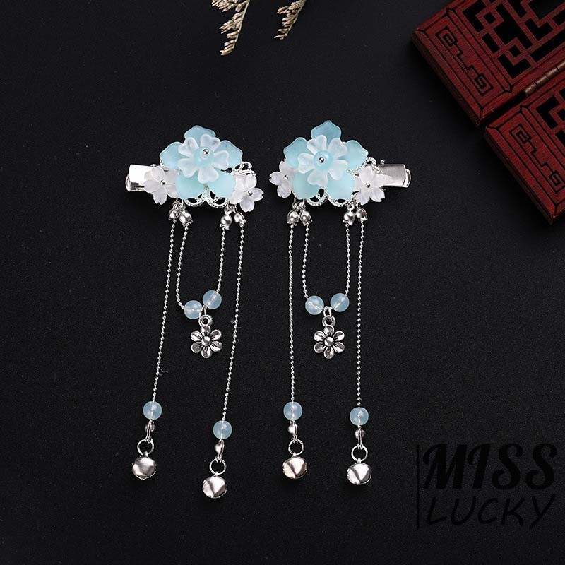 Cài tóc tua rua phong cách cổ điển thời trang xinh xắn cho nữ