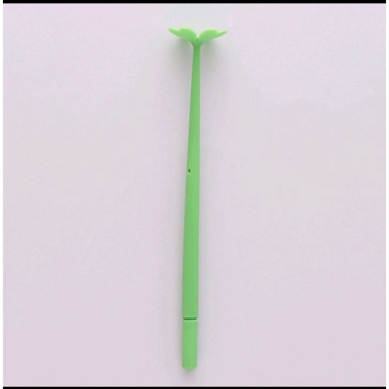 💝Bút gel silicone cỏ 4 lá hình 💚