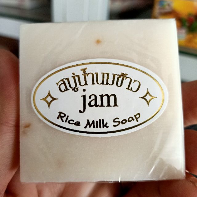 JAM RICE MILK SOAP XẠ PHÒNG CÁM GẠO CHUẨN THÁI LAN