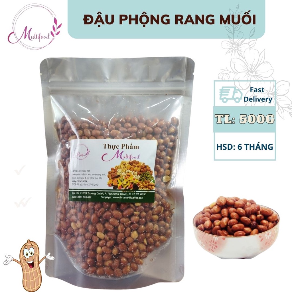 Đậu phộng chiên muối 500G
