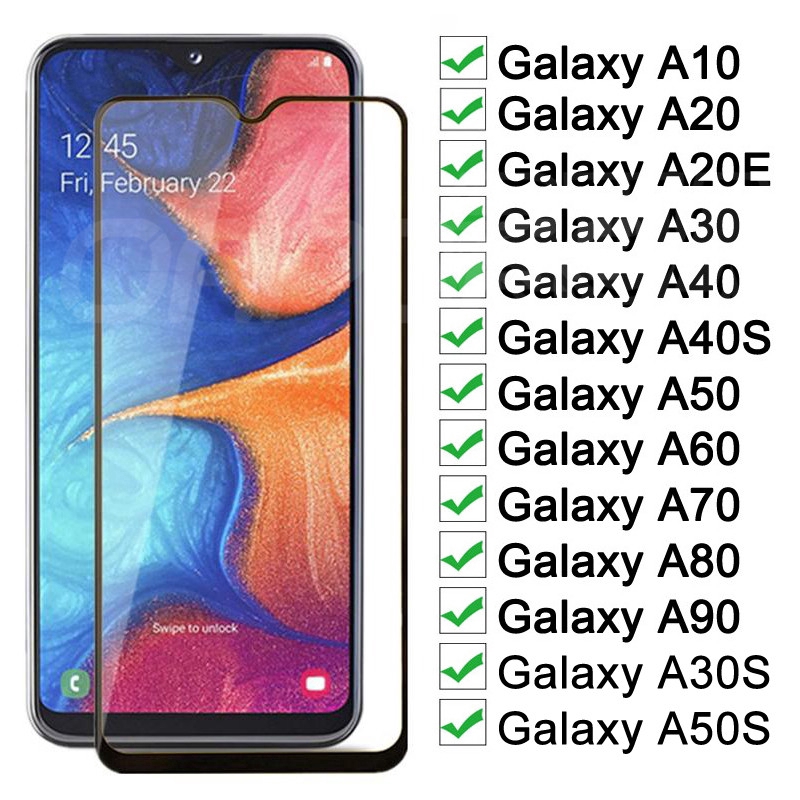 Kính Cường Lực 9d Bảo Vệ Màn Hình Cho Samsung Galaxy A50 A40 A30 A20 A60 A70 A80 A90 M10 M20 M30