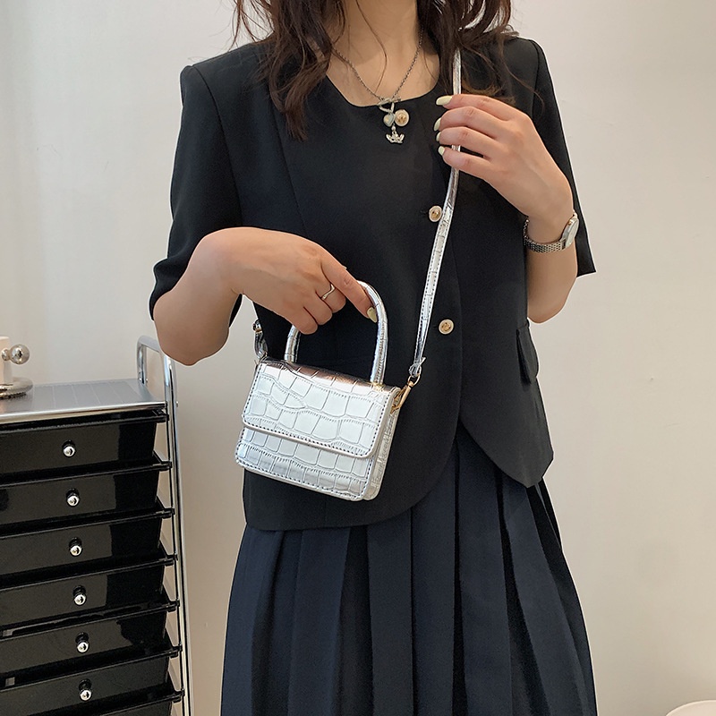 Túi Đeo JASMIN NOIR Chéo Giả Da Cá Sấu Thời Trang Nữ