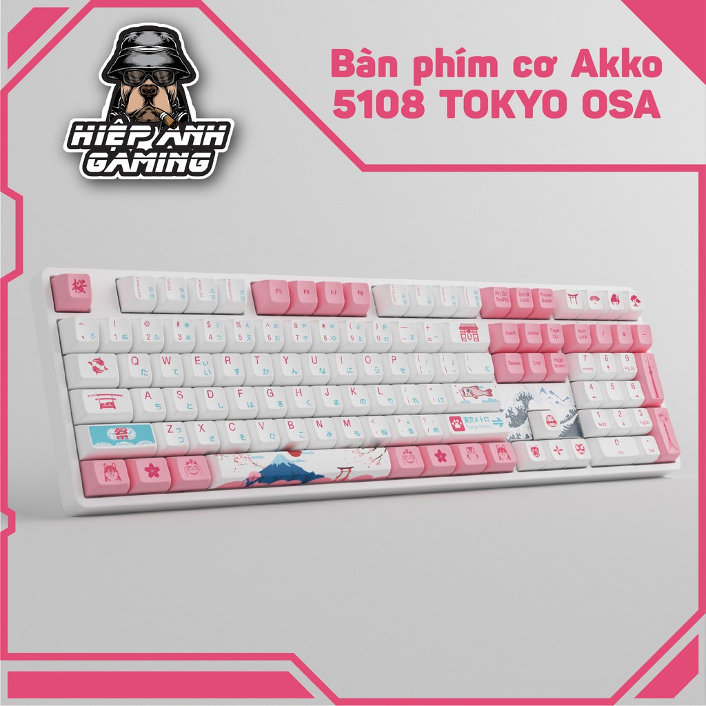 Bàn phím AKKO 5108 World Tour Tokyo R2 SP | Hàng chính hãng bảo hành 12 tháng