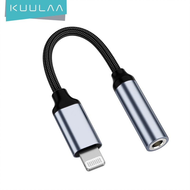Cáp chuyển đổi âm thanh KUULAA Lightning sang cổng 3.5mm AUX 3.5mm thích hợp cho Iphone