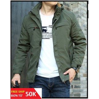 [Xả kho-cuối mùa] Áo khoác nam đại hàn, 3 lớp lót lông siêu ấm, áo khoác chống nước, giữ nhiệt