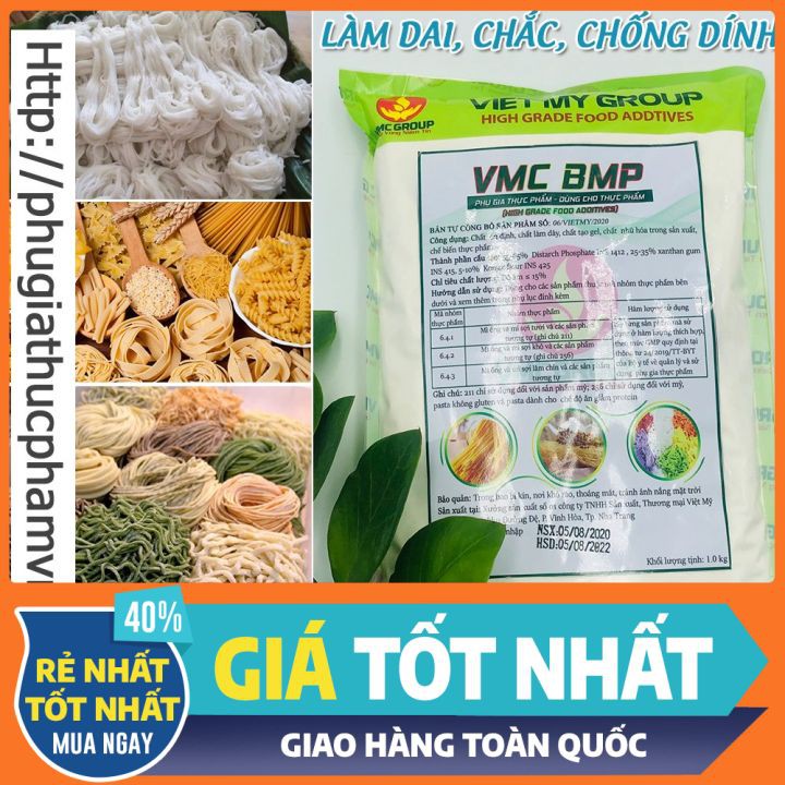 Phụ Gia Bún Miến Phở VMC BMP TẠO ĐỘ DAI, BÓNG XỐP CHO CÁC SẢN PHẨM TỪ TINH BỘT