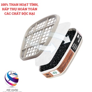 Mặt nạ phòng độc, chống độc 3m6200 + kính