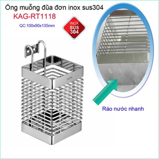 ỐNG ĐỰNG ĐŨA NHÀ BẾP INOX KAG-RT1118