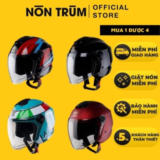 Nón bảo hiểm 3/4 có kính Royal xh01 nhiều màu mẫu của năm 2021
