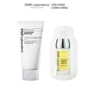 [HB Gift] Combo Gel tẩy trang sạch sâu Cleansing Perfecta và Tinh chất keo ong trẻ hóa da CNP Laboratory Gimmick