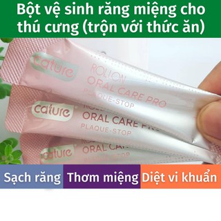 Vệ Sinh Răng Miệng Cho Chó Mèo Thơm Miệng Loại Bỏ Mảng Bám Dạng Bột ... Cún ún shop