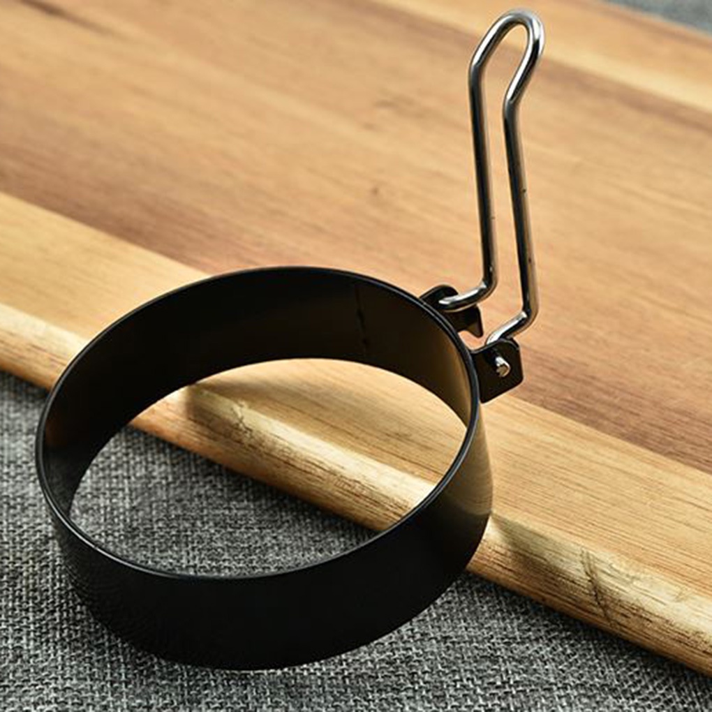 Khuôn Chiên Trứng Ốp La Bằng Sắt Có Tay Cầm Tiện Dụng Cho Nhà Bếp