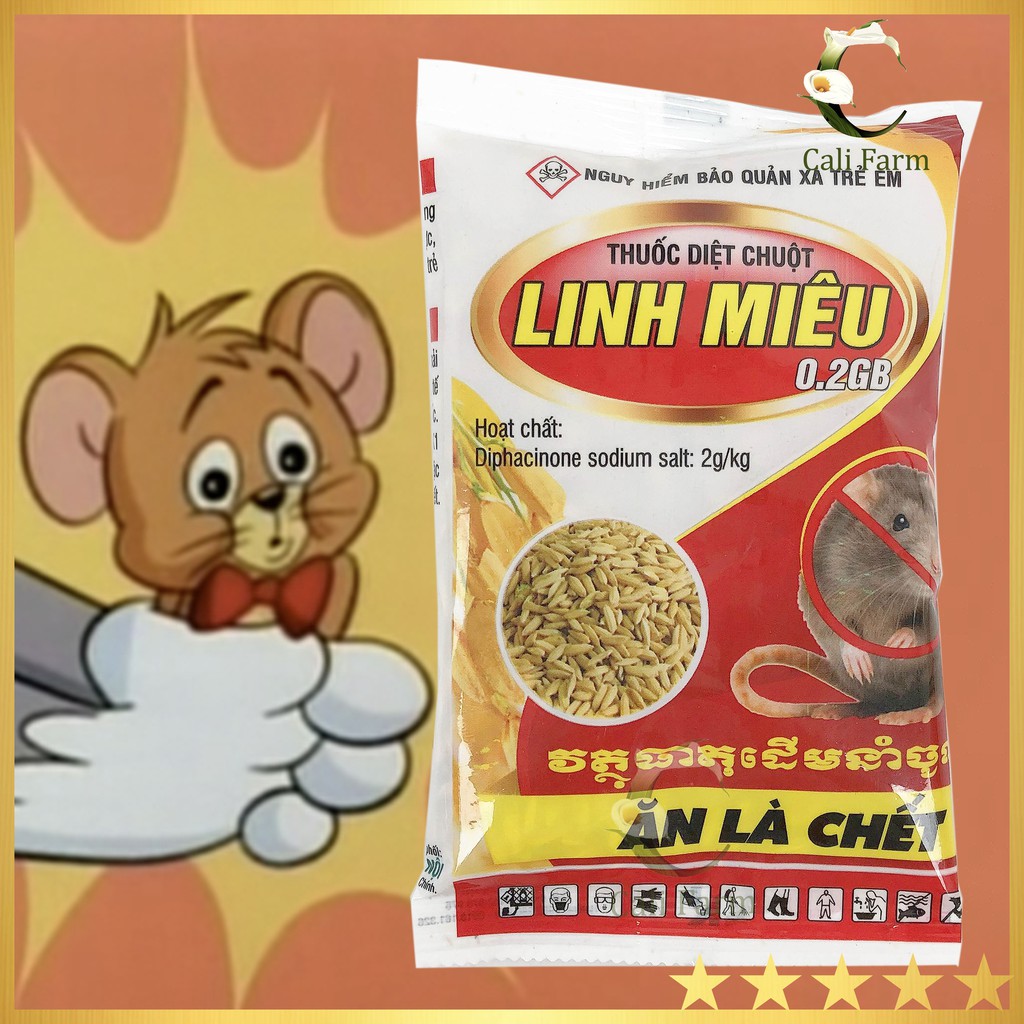 Bả mồi diệt chuột LINH MIÊU 50g