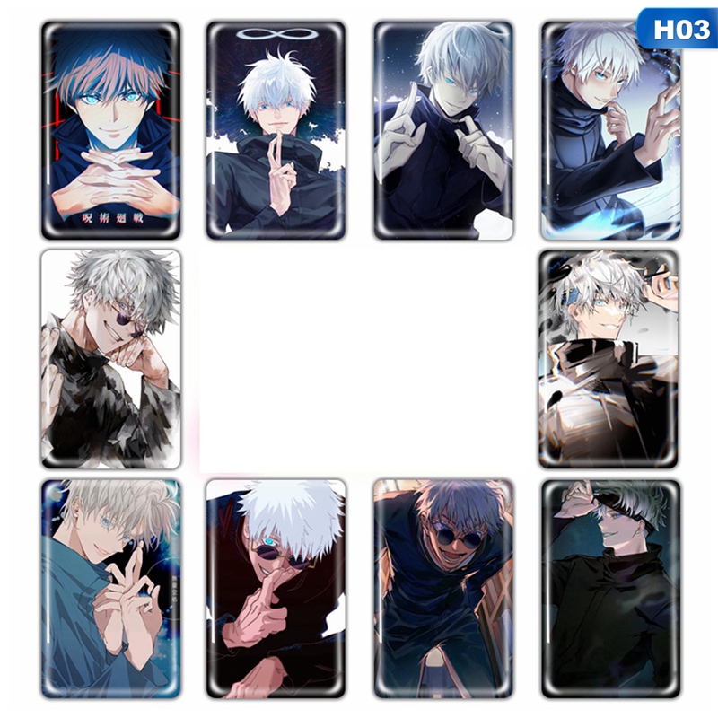 Bộ 10 Thẻ Ảnh Nhân Vật Hoạt Hình Anime Jujutsu Kaisen Storu