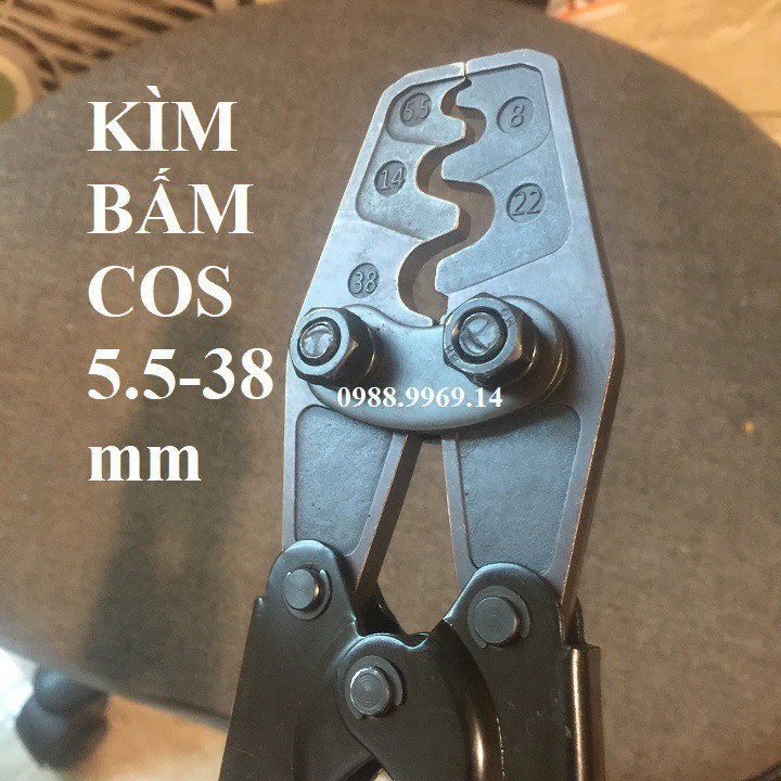 KÌM BẤM COS HS 38 DÙNG CHO COS TỪ 5.5-38 mm
