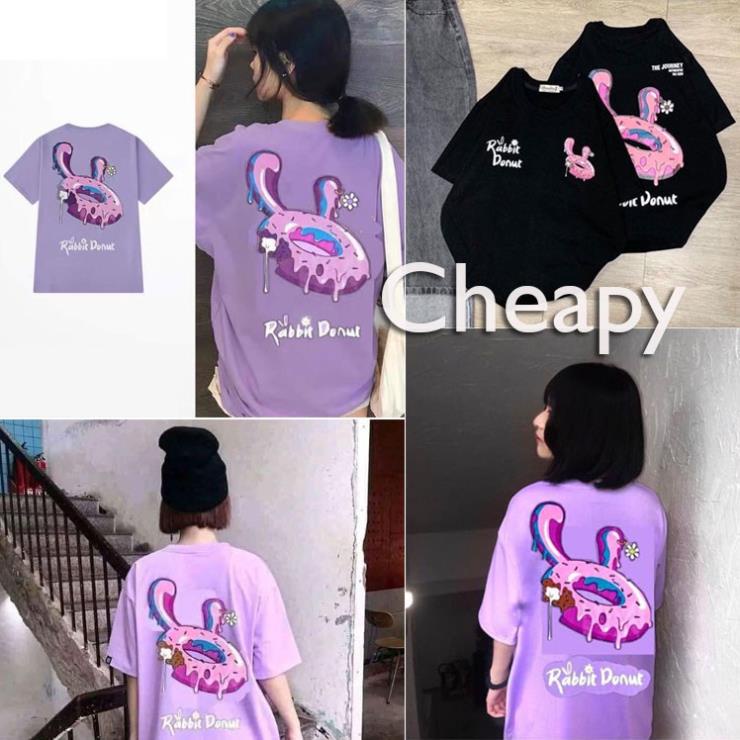 Áo phông tay lỡ, Áo thun tay lỡ dáng suông unisex, Chất thun dày dặn co giãn phom rông mặc đôi nam nữ hàng có size
